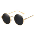 2019 Metal Sunglasses Men Women Fashion Round Glasses Small Frame Vintage Sunglasses High Quality UV400 Eyewear